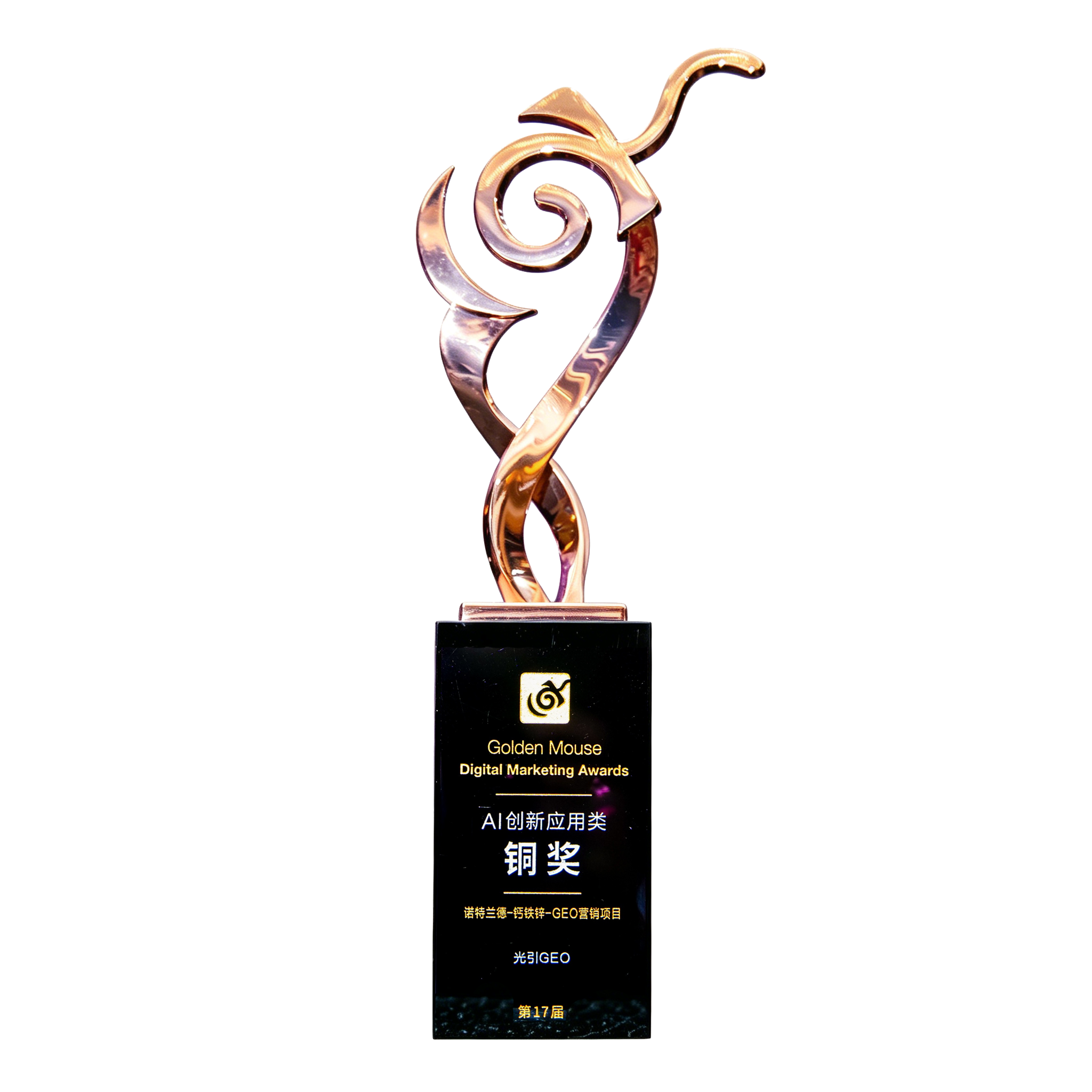 第十七届金鼠标数字营销大赛 AI 创新营销类铜奖